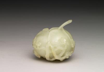 图片[2]-Jade water container in the form of a plum blossom, Qing dynasty (1644-1911)-China Archive